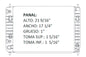 35954 AU RADIADOR ALUMINIO PLASTICO HHR SUV PANEL L4 2 Turbo/2.2 /2.4 06-10 TRANS:AUTOMATICA RASA