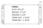 35833 AU RADIADOR ALUMINIO PLASTICO EXPRESS / G SERIES VANS / SAVANA V6/V8 4.3/5.7 96-02 TRANS:AUTOMATICA RASA